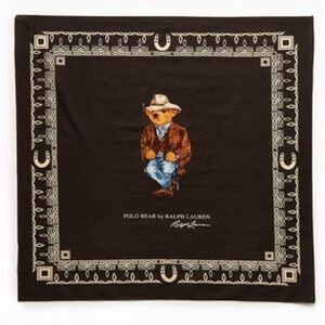Ralph Lauren Western Brown Teddy Bear Bandana